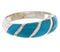 Sterling Silver Turquoise Inlay Southwest Ring Size 5-1/4 UX35016